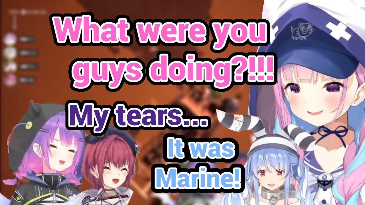 When You Trust Gramps to Drive in The Hell Road, Aqua Pekora Marine Towa Chained Together Moments!!!