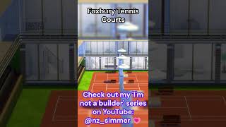 Foxbury needed an upgrade 🎾😜 #sims4 #thesims4 #sims4mods #sims4build #nzsimmer
