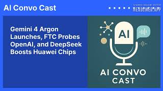 Gemini 4 Argon Launches, FTC Probes OpenAI, and DeepSeek Boosts Huawei Chips | AI Convo Cast