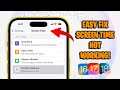 iOS 18 Screen Time not Working? Here is the Fix with Ease