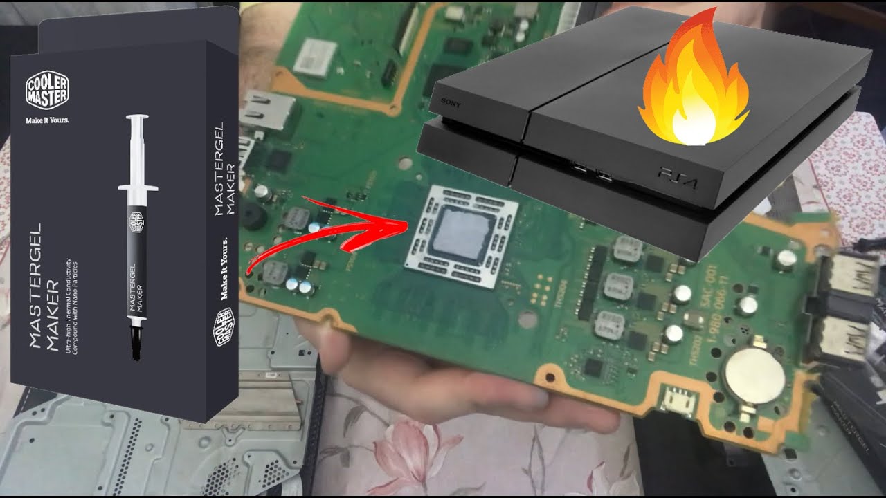 PS4 FAT muito barulho no cooler - Troca da pasta térmica resolveu?