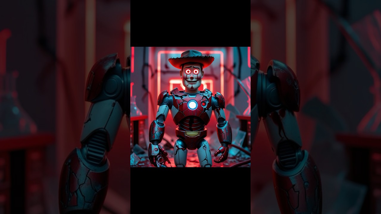 Toy Story Woody as Marvel Heroes Horror Version 