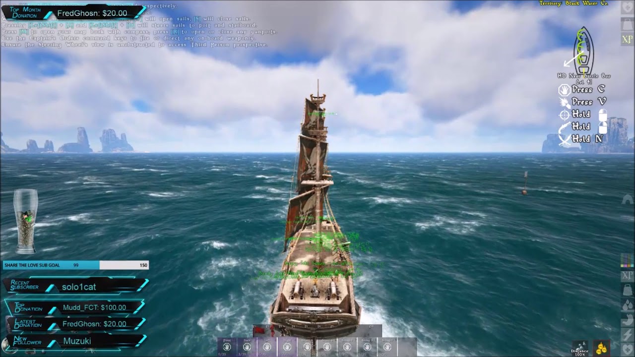 Atlas PVP | TPG | Ship Battles Sinking a Sloop (Bully) Atlas Gameplay