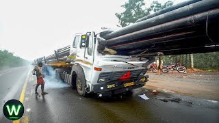 Tragic! Shocking Semi Truck Crashes Filmed Seconds Before Disaster, What Went Wrong? screenshot 5