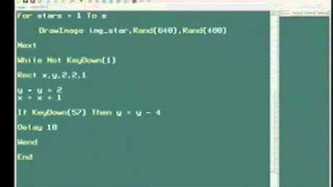 Blitz Basic 2D - tutorial -  Absolute Beginner -  Stardodger - part 4