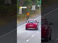 Lucky guy cycling his way in Kaziranga escapes an accidental pounce of leopard trying to cross road
