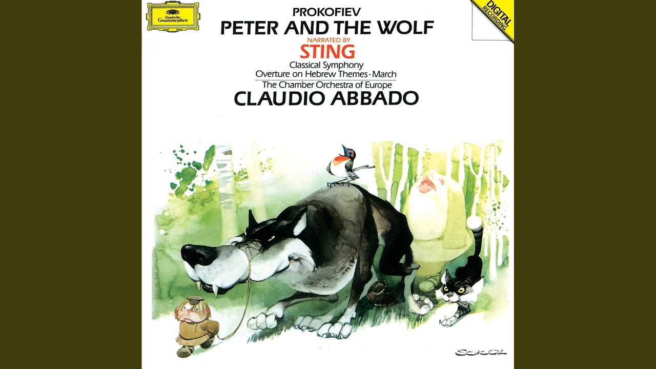 Прокофьев книга кот. Peter and the Wolf Prokofiev.