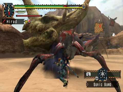 Monster Hunter Freedom Unite - Daiymo Hermitaur tr...