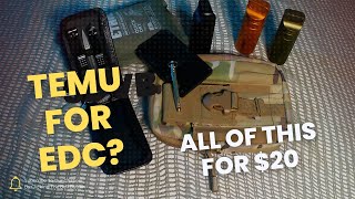 Let's check out some everyday carry items from temu! They’re not as bad as I thought they would be.