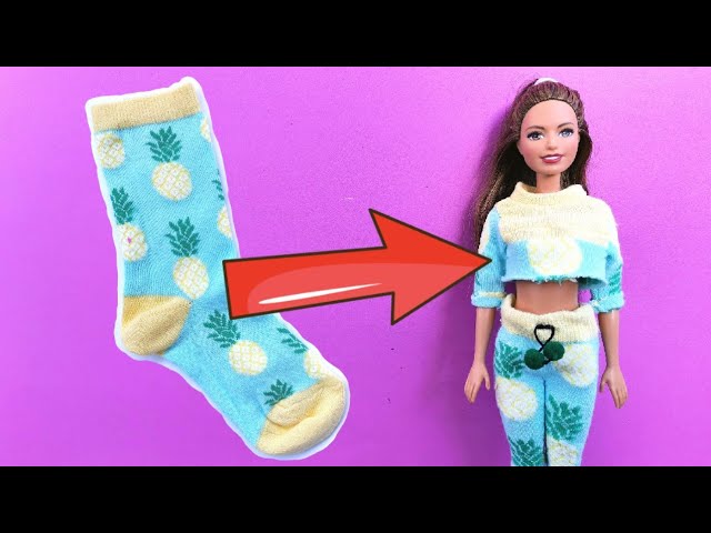 How to Make CLOTHES for BARBIE Doll