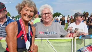 89-year-old nun completes her 390th triathlon