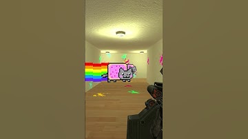 Destroying Nyan Cat In Hotel