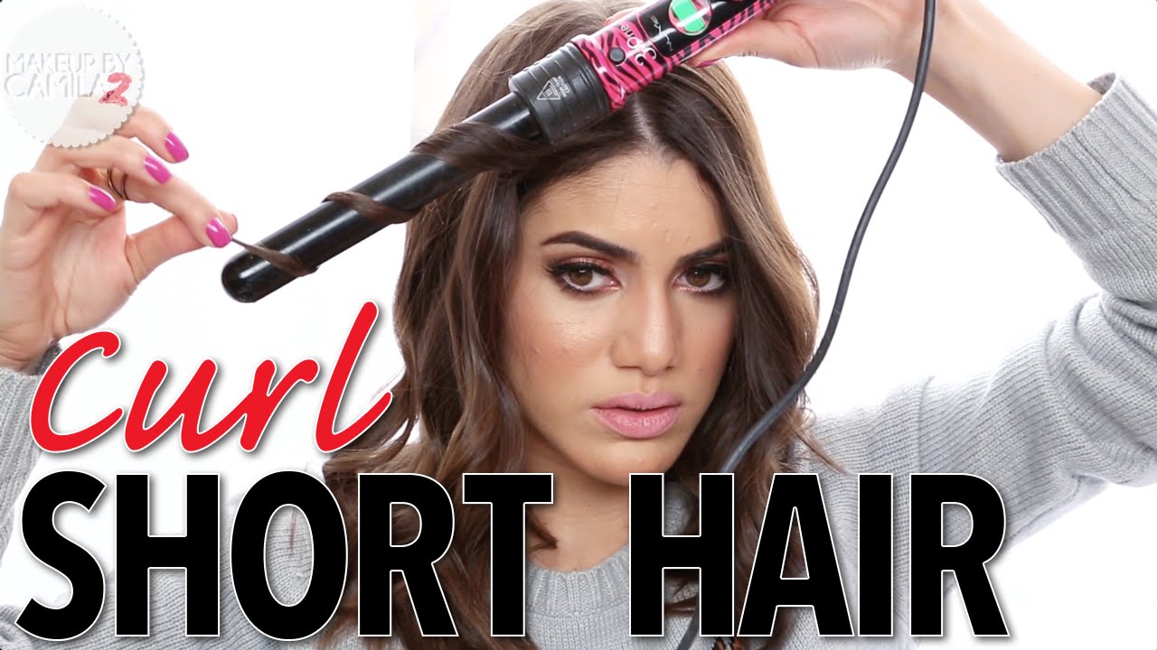 How to Curl Your Hair, Short Haircut and Hair Tutorial