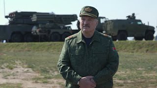 Лукашенко: Блестяще! Это впечатляет! И казахстанцы молодцы, что приехали! || Запад-2021