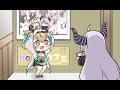 【手描き】潜入!holoXカフェ【ラプラス・ダークネス/風真いろは/鷹嶺ルイ/holoX/切り抜き漫画】