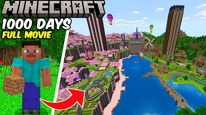 I Survived 1000 Days in Minecraft Bedrock Edition [FULL MOVIE]