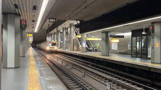 東京メトロ7000系7127F 新高島駅通過