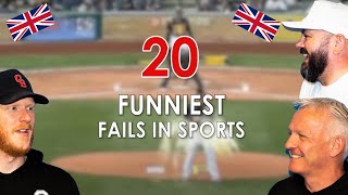 20 FUNNIEST FAILS IN SPORTS REACTION!! | OFFICE BLOKES REACT!!