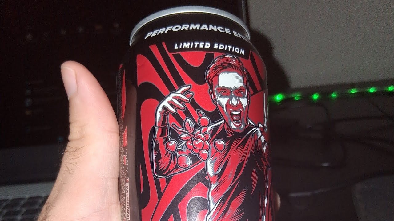 Pie die pie Energy drink cherry  limited edition gfuel  can 1.25 cheap review