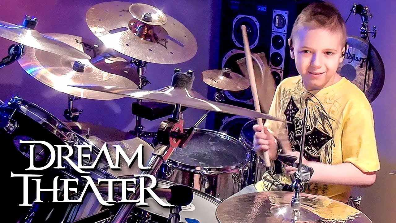 PANIC ATTACK - Dream Theater (8 year old Drummer) Drum Cover by Avery