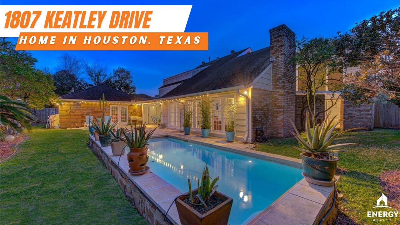Houston Home For Sale 1807 Keatley Drive YouTube
