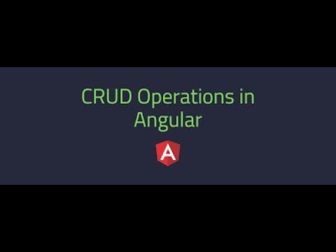 Angular 8 CRUD
