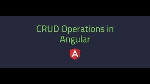 Angular 8 CRUD operations with JSON server full fake REST API (CREATE part).