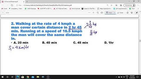 Time and Distance for - 1  ICET by Banda Ravipal Reddy