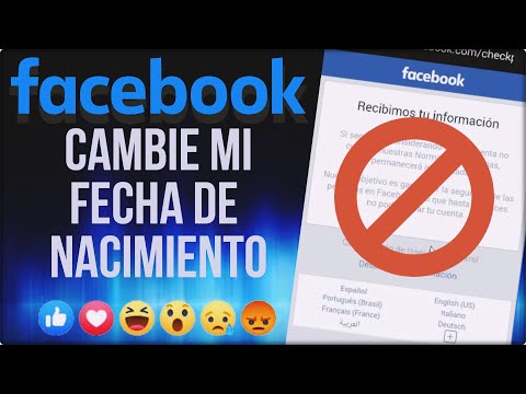 Video: ¿Cómo recupero mi fecha de Facebook?