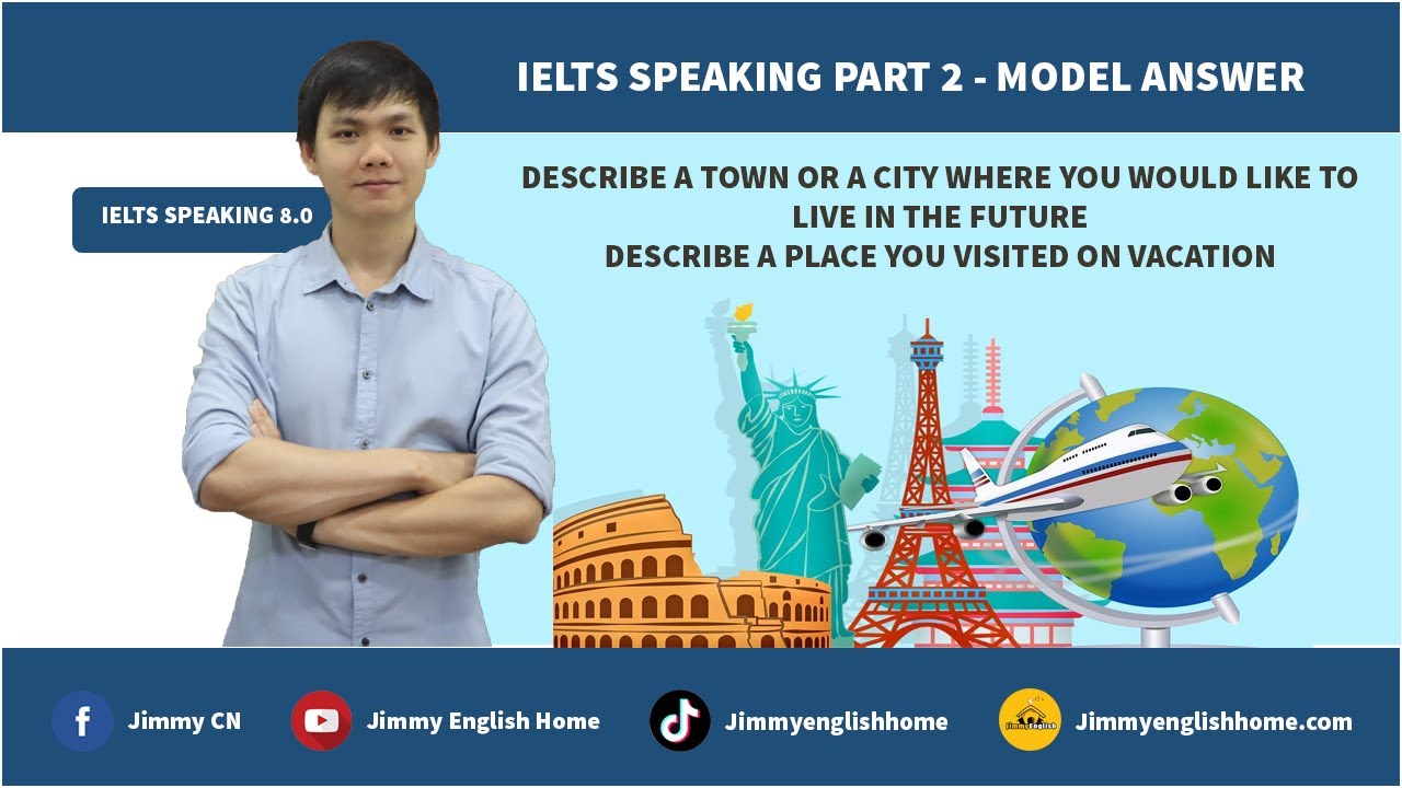 IELTS SPEAKING PART 2 - DESCRIBE A TOWN OR CITY WHERE... - youtube