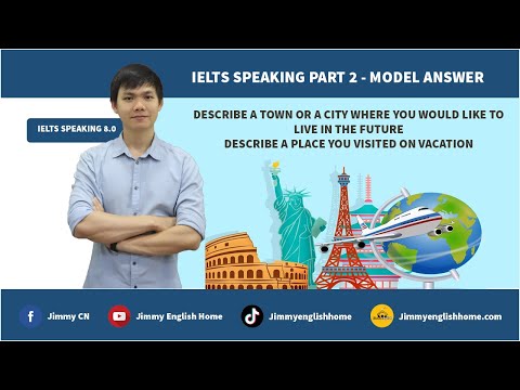 Video IELTS SPEAKING PART 2 - DESCRIBE A TOWN OR CITY WHERE... - youtube