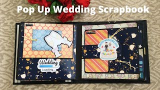 Pop Up Wedding Scrapbook / Wedding Scrapbook Ideas/Memory Book/Scrapbook Ideas
