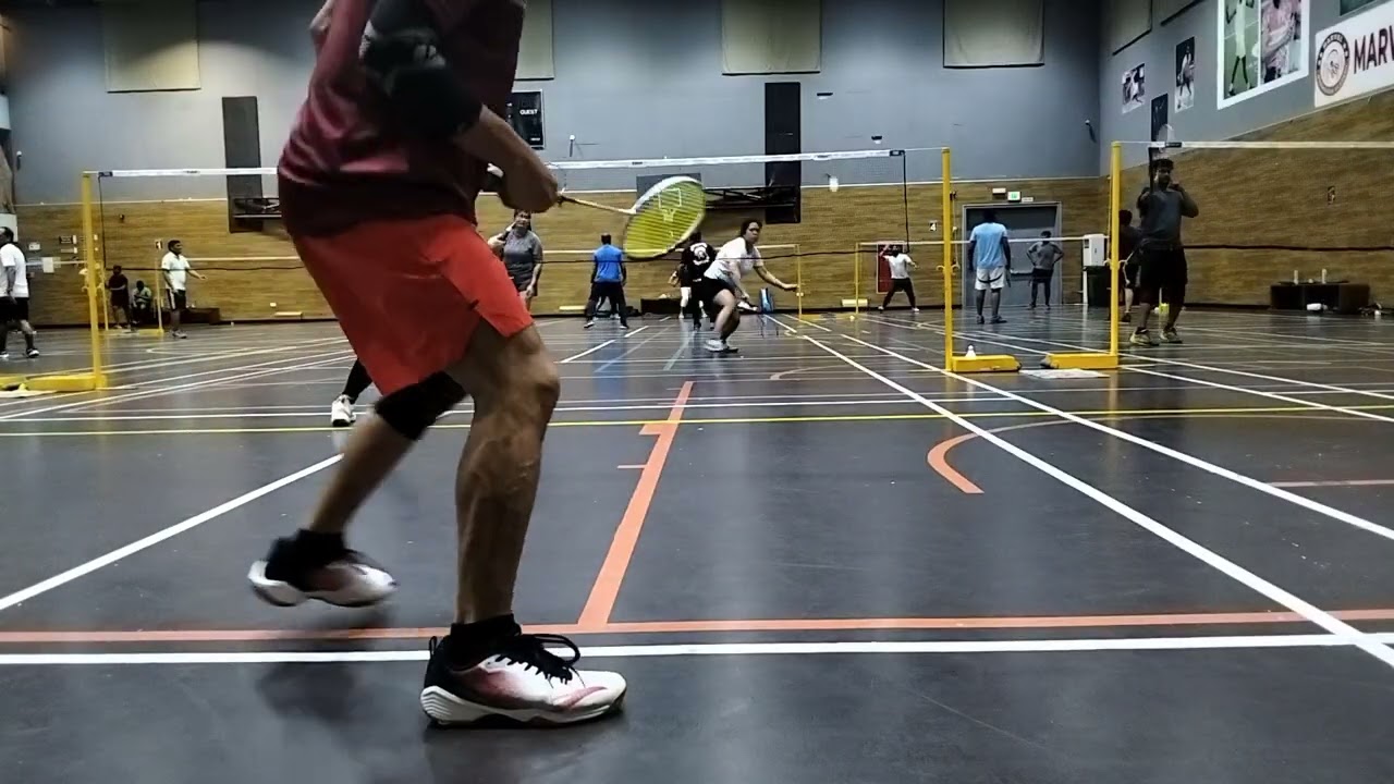 1st Wednesday bonding game with D' Angels @MarvelBadmintonAcademy