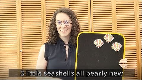 5 Little Seashells - A Counting Song with Caitlin
