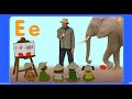 Буква Е - Учим английский алфавит abcd для самых маленьких малышей - песни на английском языке