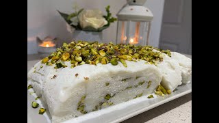 Arabic Ice Cream   طريقة تحضير البوظة العربي بالمنزل