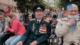 Парад Победы 2021. Торжественное построение 9 мая 2021 года на Площади Революции в Челябинске.