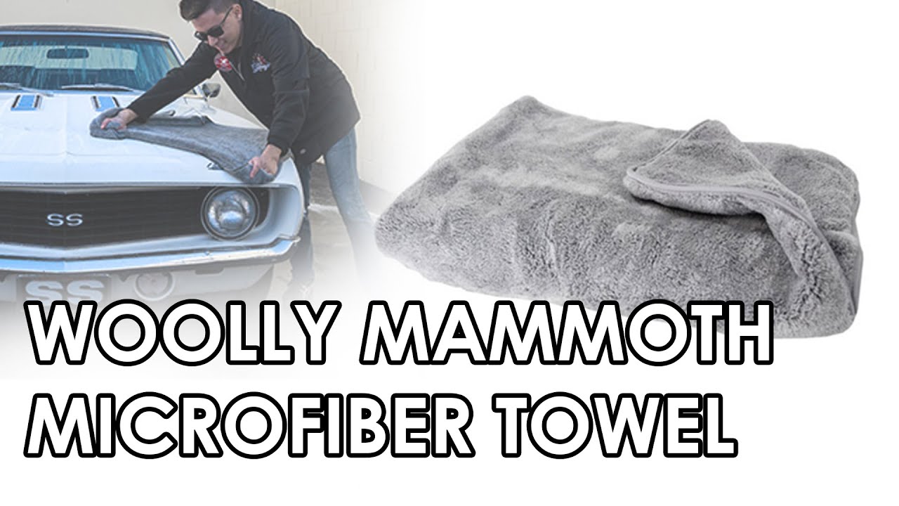 Chemical Guys  Woolly Mammoth Microfiber Dryer Towel (36in x 25in