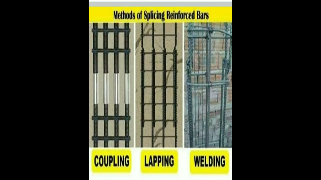 Which of the best method of splicing Rainforcment bars | Comment | 