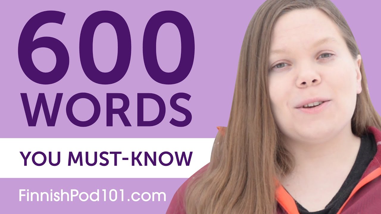 600 Words Every Finnish Beginner Must Know