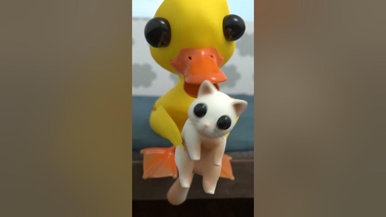 Little Cat Song 🐱🎵 #babyduck #funnycat #memes