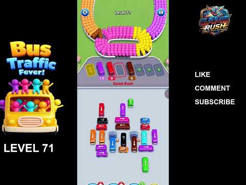 Bus Traffic Fever Level 71 walkthrough preview