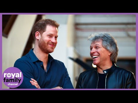 Duke of Sussex Joins Jon Bon Jovi at Abbey Road Studios