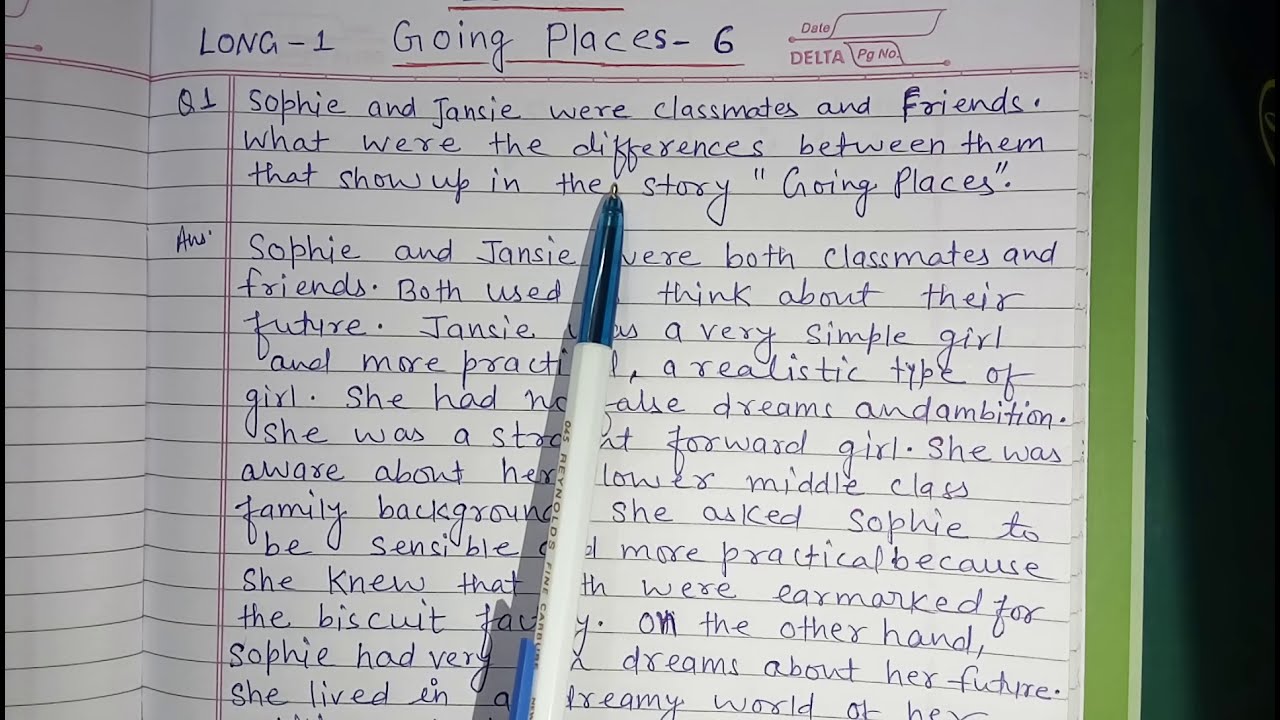 Going Places Summary Class 12th English  PDF