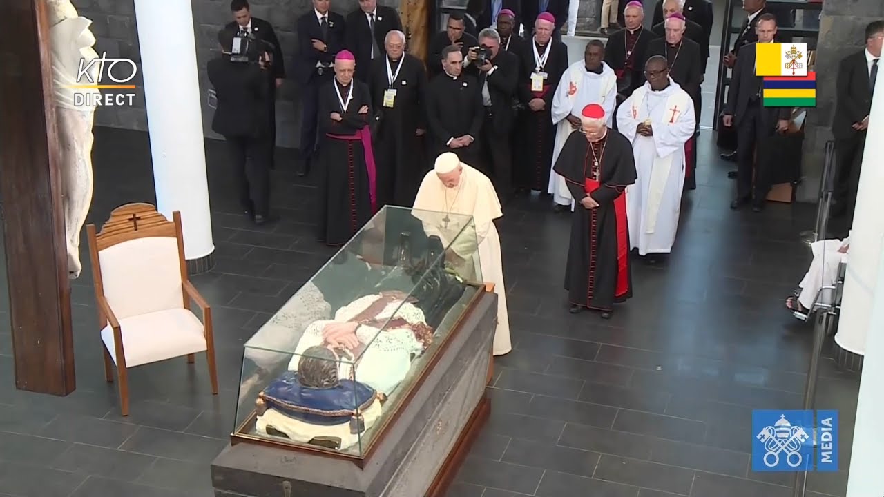 Visite du pape François au Sanctuaire du Père Laval