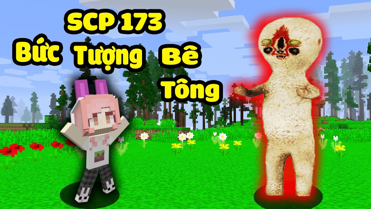 scb net  New  HEBI CỨU DÂN LÀNG KHỎI SCP 173 BỨC TƯỢNG BÊ TÔNG TRONG MINECRAFT*HEBI THỬ THÁCH 24H TIÊU DIỆT SCP