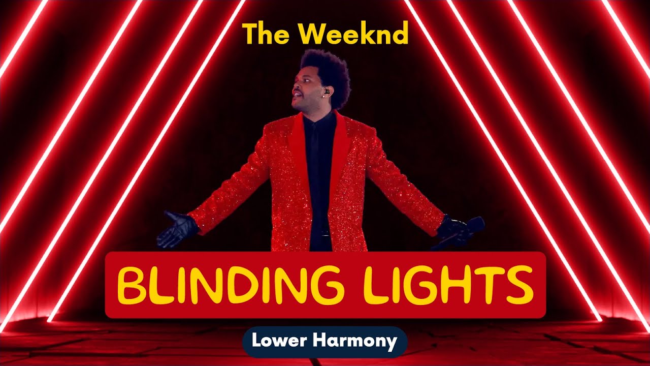 Learn Vocal Harmony: The Weeknd - Blinding Lights 🎤 Lower Harmony 🎵 How to Sing in Harmony?