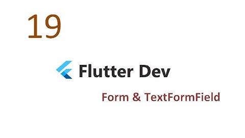 How add the Form() and TextFormField() widget in flutter hindi/urdu