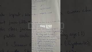 part 2 of day 2/60 days DSA with JAVA series #java #comments #shorts #inputdata #datatypes #datasize
