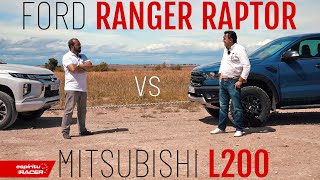 COMPARATIVA: MITSUBISHI L200 vs FORD RANGER RAPTOR